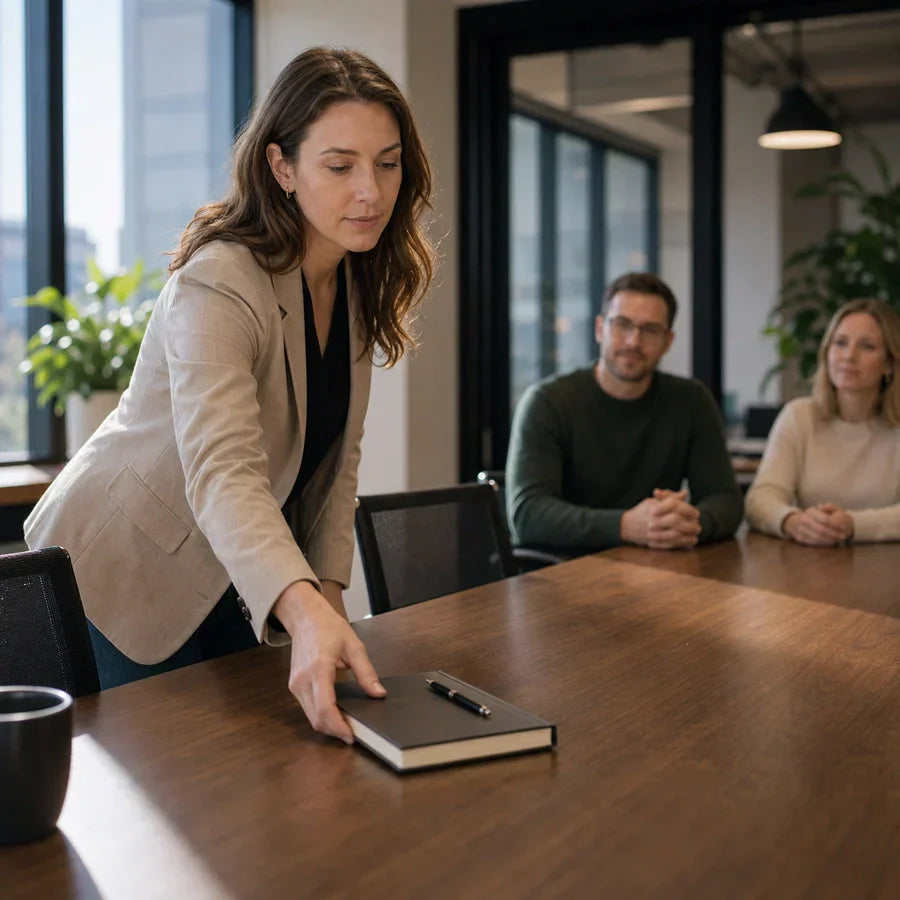 Meeting transcription device (record & transcribe meetings)