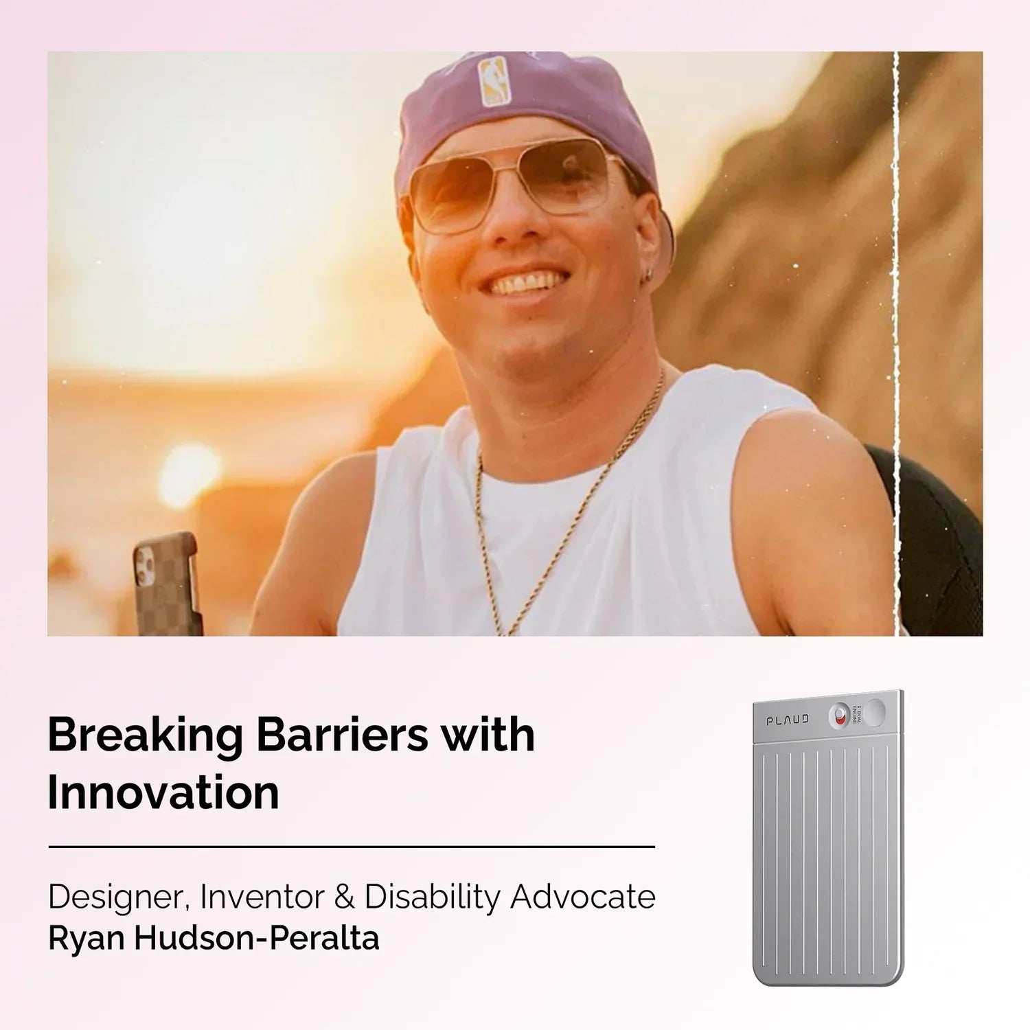 Plaud Note allows Ryan to engage more fully with clients and audiences by handling the note-taking process.