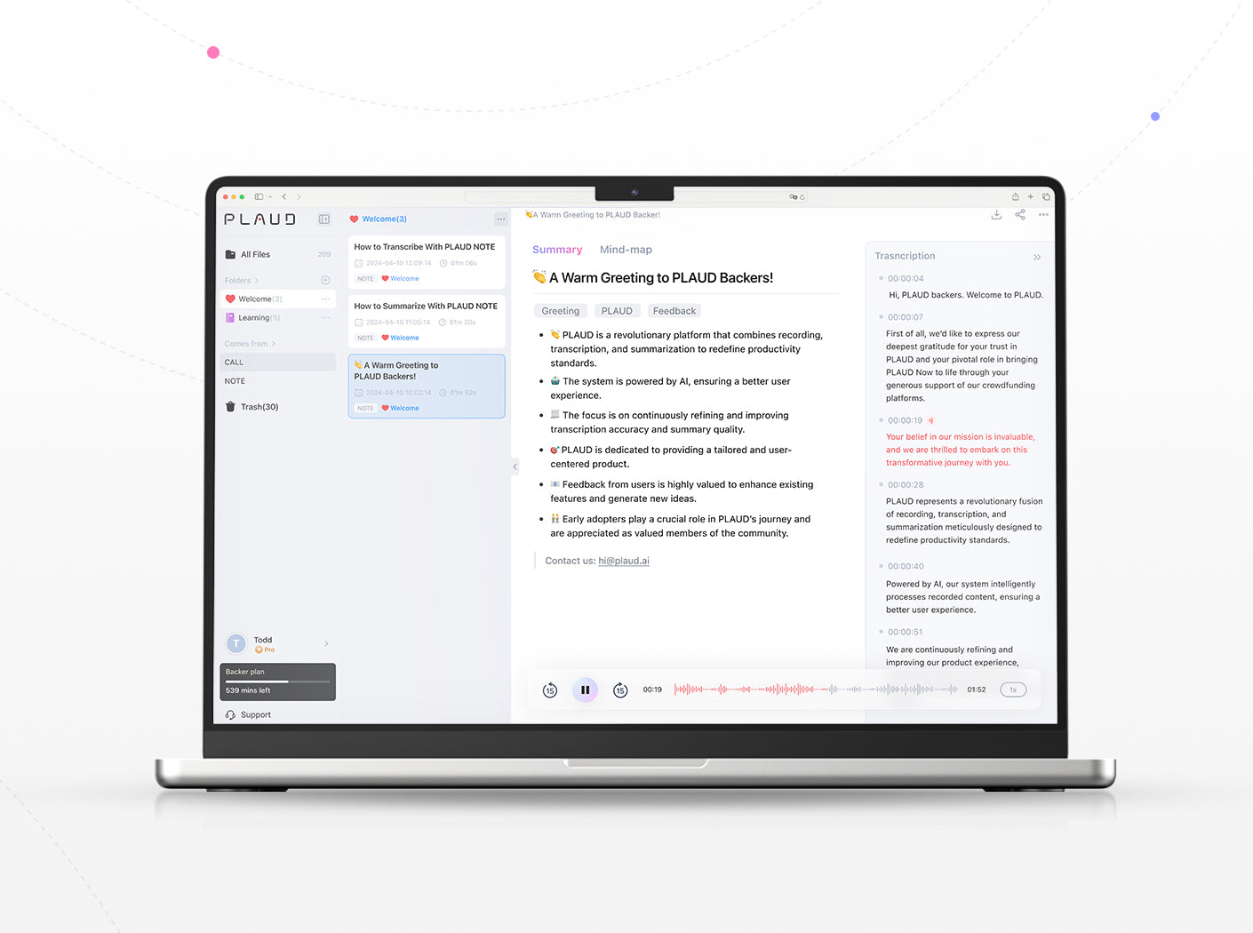 Introducing Plaud WEB: All-in-One Page for Easy Management