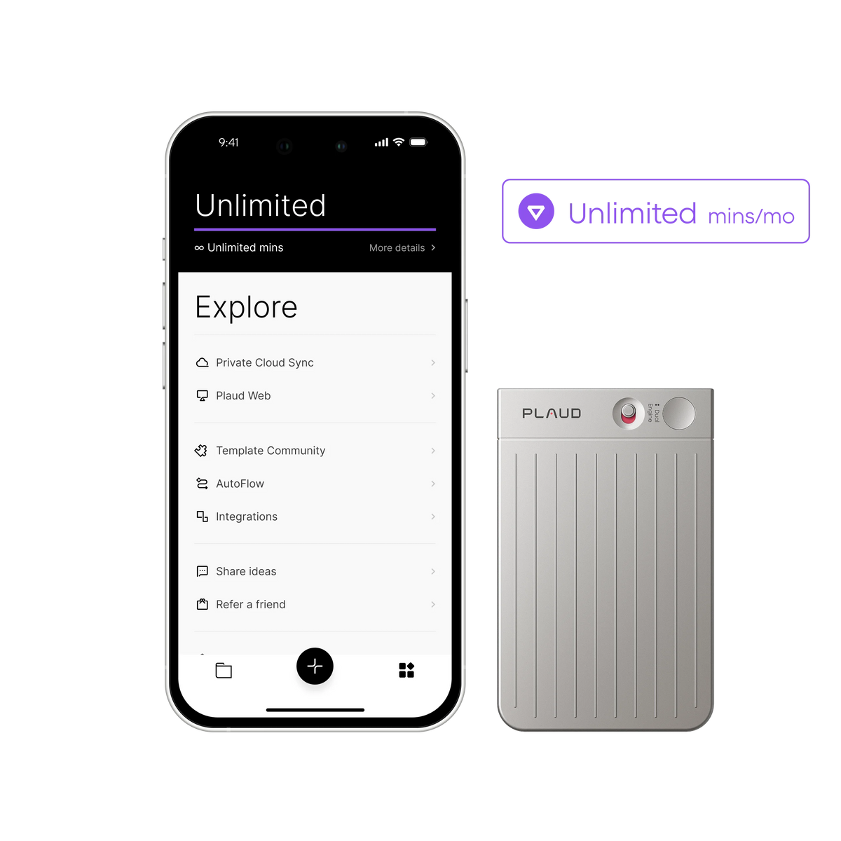 Plaud Note & AI Annual Unlimited Plan