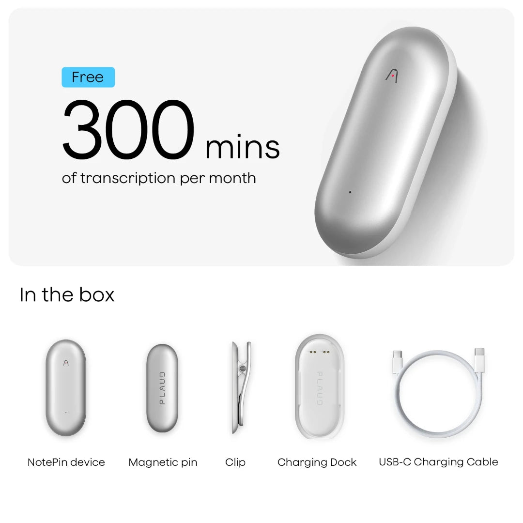 Plaud NotePin | 3-Pack