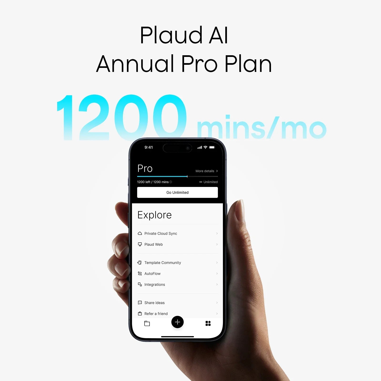 Plaud Intelligence Annual Pro Plan