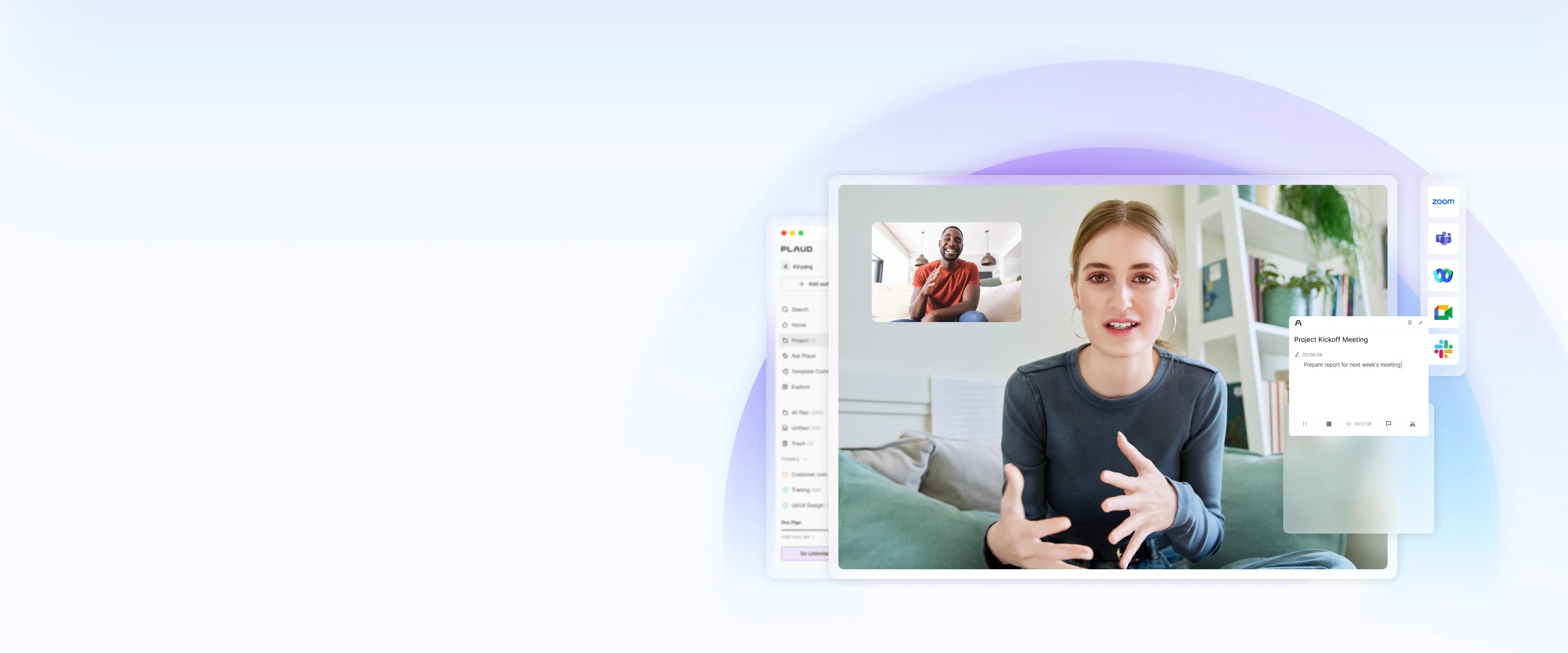 <p class="desktop-banner-title">
<span>
Plaud Desktop <sup>Beta</sup>
</span>
</p>
<p class="desktop-banner-desc">
Capture every online meeting without bots
<br class="pc">
<br class="mb">
</p>
<style>
.desktop-banner-title {
margin-bottom: 20px;
color: #000;
font-size: 50px;
font-weight: 400;
line-height: 1.2;
}
.desktop-banner-title span {
position: relative;
}
.desktop-banner-title span sup {
position: absolute;
top: 0;
right: 0;
padding: 4px 10px;
background: linear-gradient(107.1deg, #8F53ED 0.37%, #00D0FF 105.26%);
border-radius: 5px;
font-weight: 600;
font-size: 14px;
line-height: 1.2;
color: #FFFFFF;
transform: translateX(calc(100% + 20px));
}
.desktop-banner-desc {
margin-bottom: 92px;
color: #000;
font-size: 32px;
font-weight: 400;
line-height: 1.2;
}
.desktop-banner-desc br.mb {
display: none;
}
@media screen and (max-width: 1600px) {
.desktop-banner-title {
font-size: 48px;
}
.desktop-banner-desc {
margin-bottom: 64px;
color: #000;
font-size: 20px;
font-weight: 400;
line-height: 1.2;
}
}
@media screen and (max-width: 992px) {
.desktop-banner-title {
font-size: 40px;
}
.desktop-banner-desc {
font-size: 16px;
}
.desktop-banner-title span sup {
padding: 2px 5px;
border-radius: 1px;
font-size: 8px;
transform: translateX(100%);
}
}
@media screen and (max-width: 768px) {
.desktop-banner-title {
margin-bottom: 12px;
font-size: 40px;
}
.desktop-banner-desc {
margin-bottom: 40px;
font-size: 20px;
}
.desktop-banner-desc br.pc {
display: none;
}
.desktop-banner-desc br.mb {
display: inline-block;
}
}
</style>
