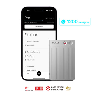 Plaud Note & AI Annual Pro Plan