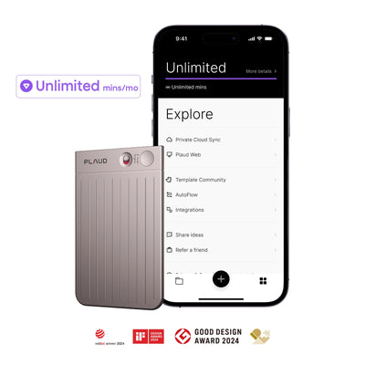 Plaud Note & AI Annual Unlimited Plan