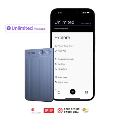 Plaud Note & AI Annual Unlimited Plan