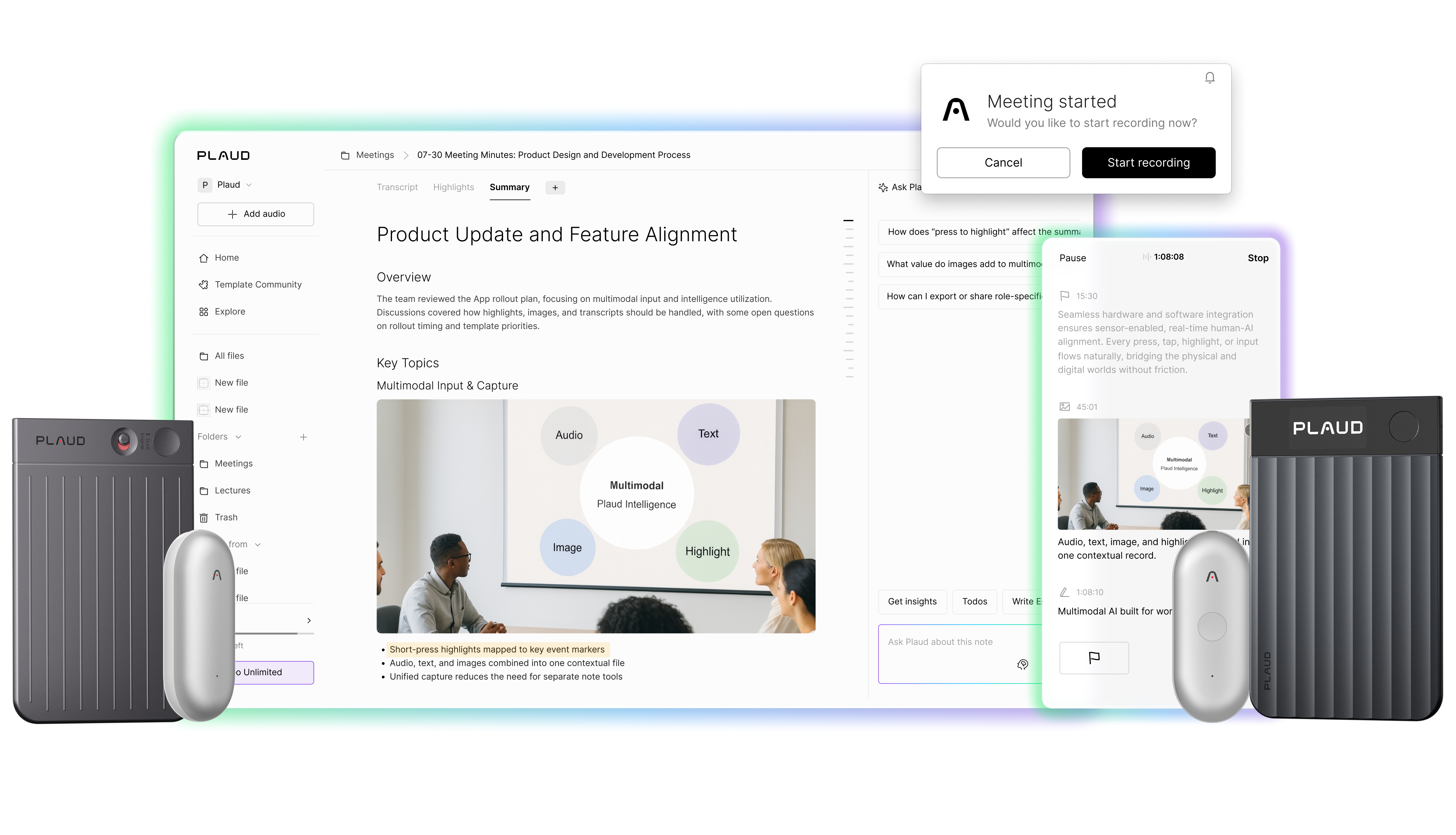 Plaud Unveils Plaud NotePin S and Plaud Desktop,  the Only Note-Taking Solution That Seamlessly Bridges In-Person and Online Conversations