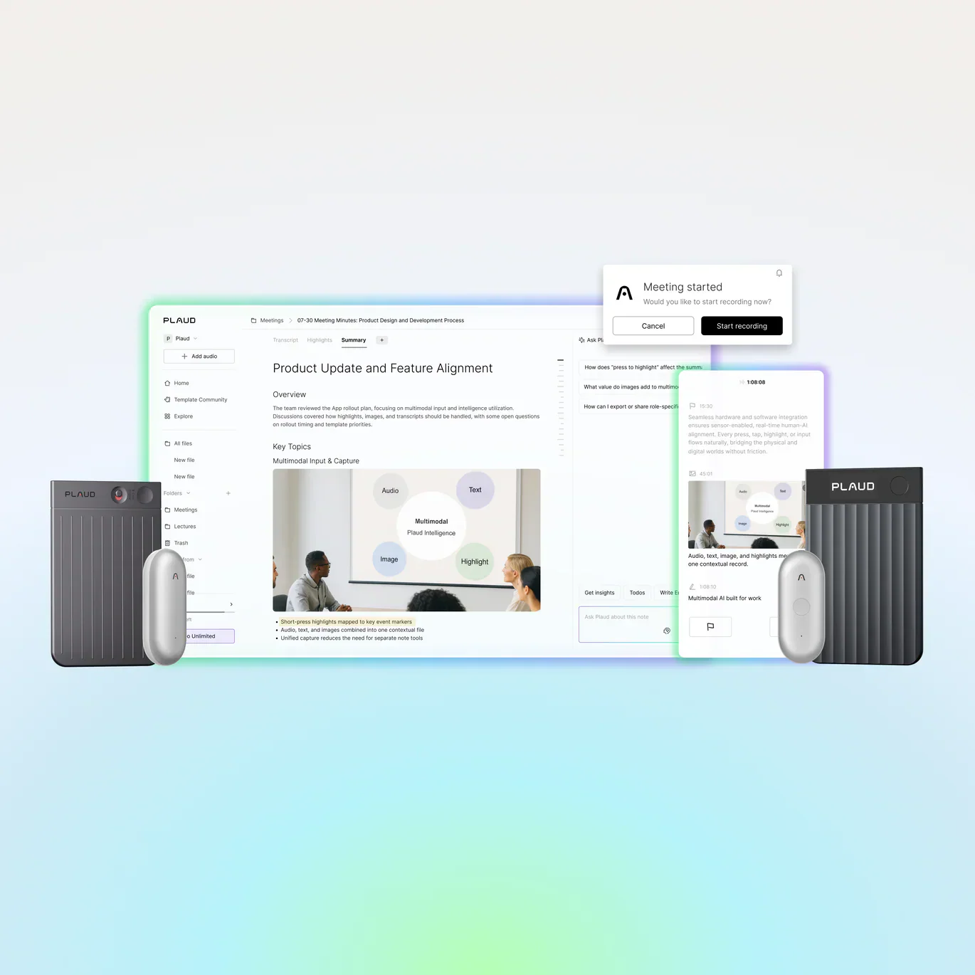 Plaud Unveils Plaud NotePin S and Plaud Desktop,  the Only Note-Taking Solution That Seamlessly Bridges In-Person and Online Conversations