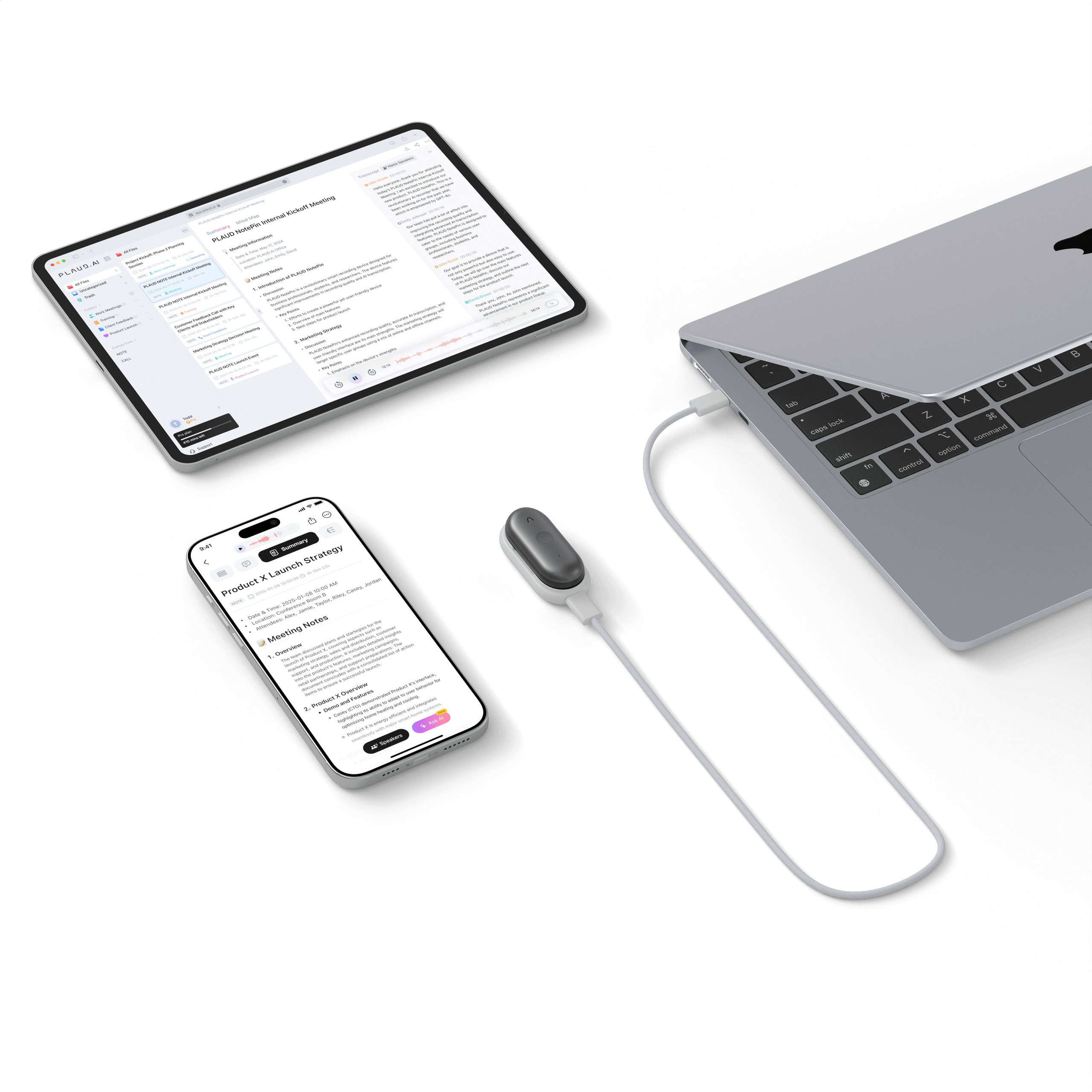 Sleek, Seamless, Secure: The Plaud NotePin S upgrades, explained