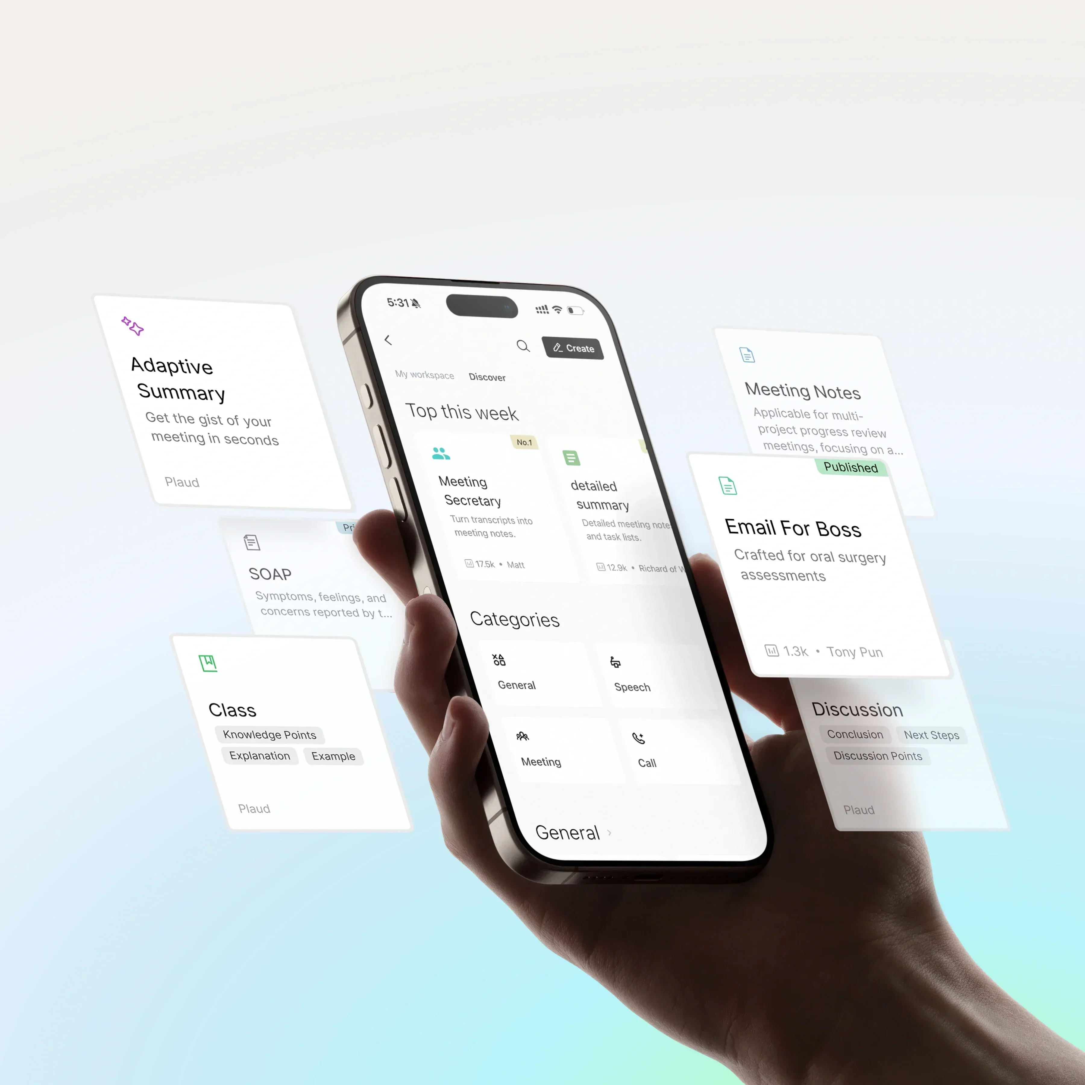 Cover image showing a workspace interface with neatly organized template sections labeled “Recently Used,” “Favorites,” “My Templates,” and “My Contributions,” highlighting how My Workspace helps users easily find and manage their templates.