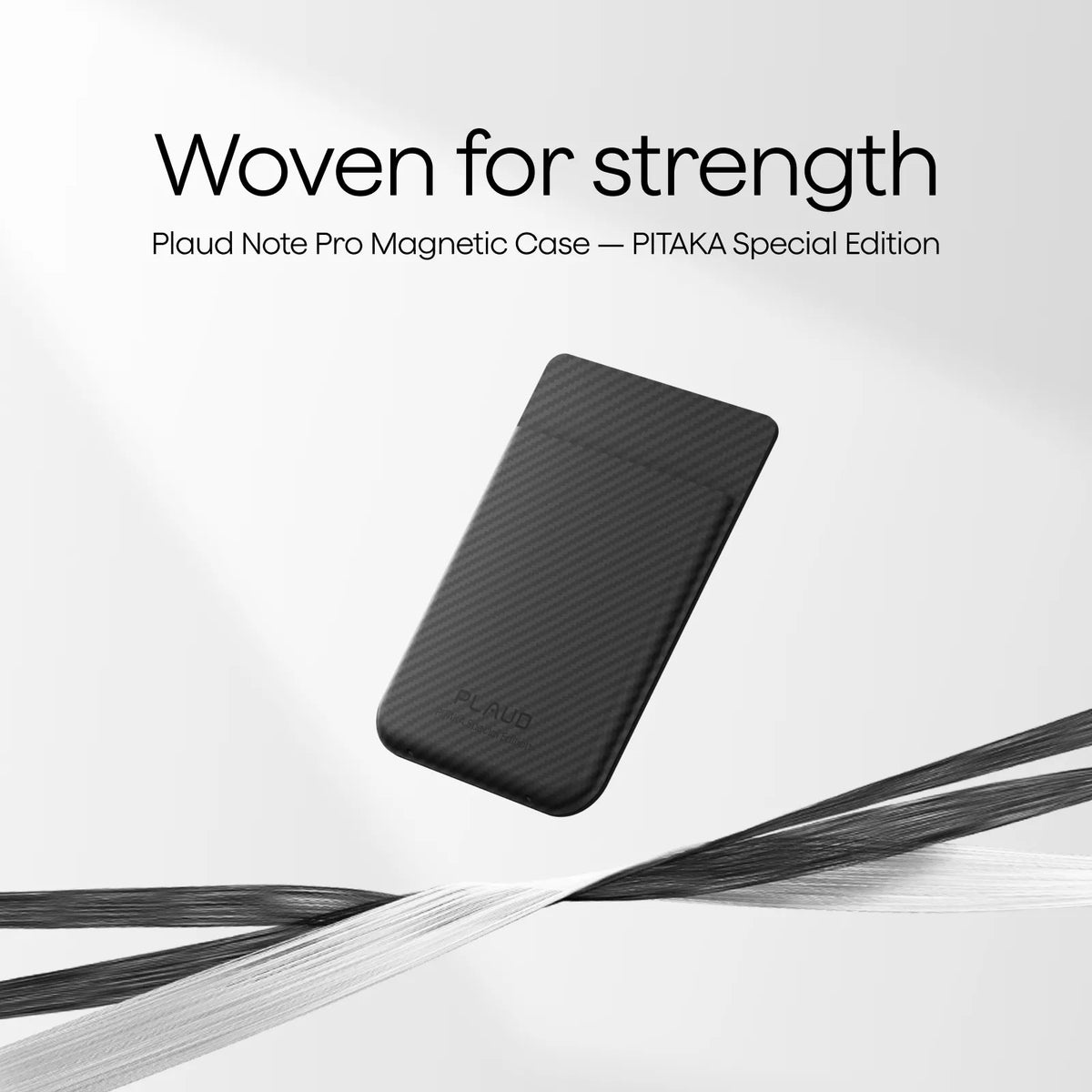 Woven for strength: Introducing the Plaud Note Pro Magnetic Case, designed by PITAKA