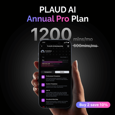 PLAUD AI Annual Pro Plan