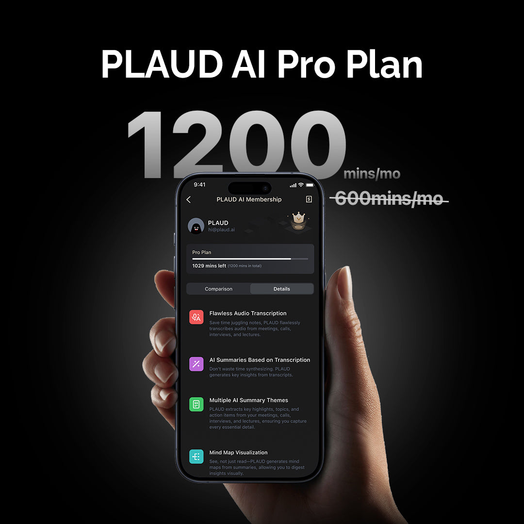 PLAUD AI Annual Pro Plan