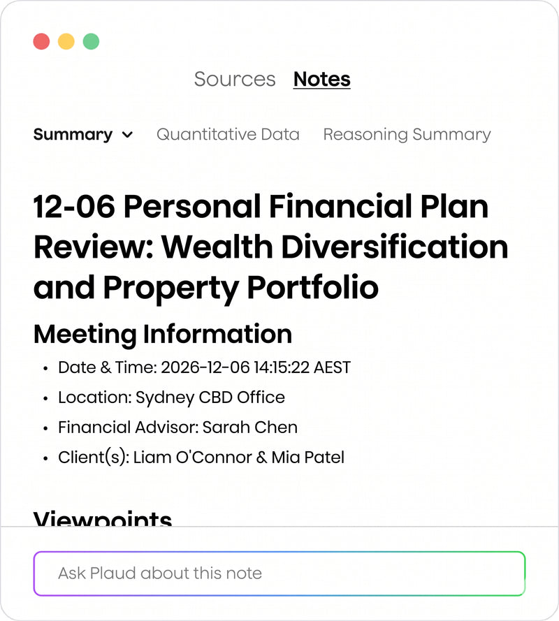 You focus on your client,
Plaud handles the record.
