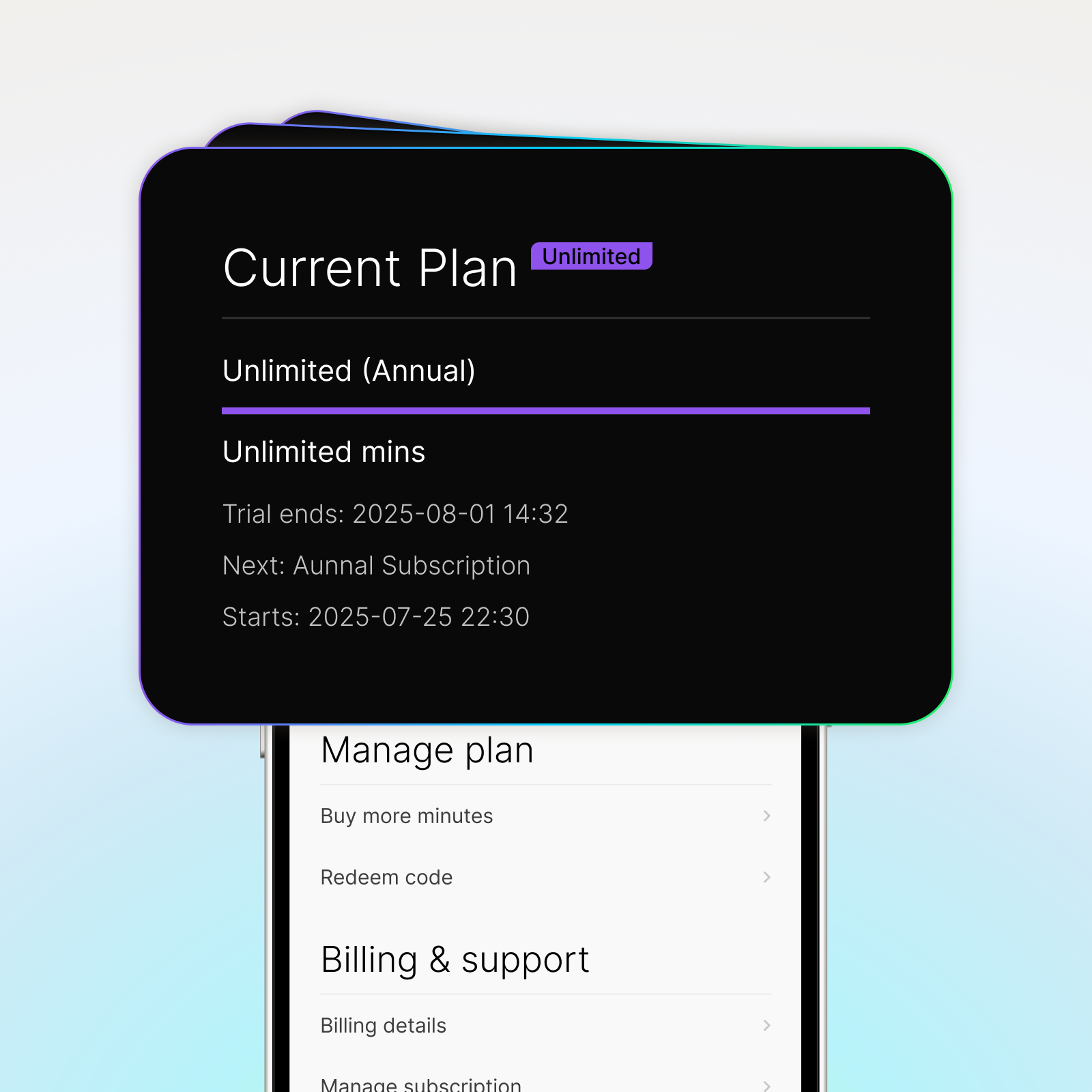 Plaud AI Annual Unlimited Plan