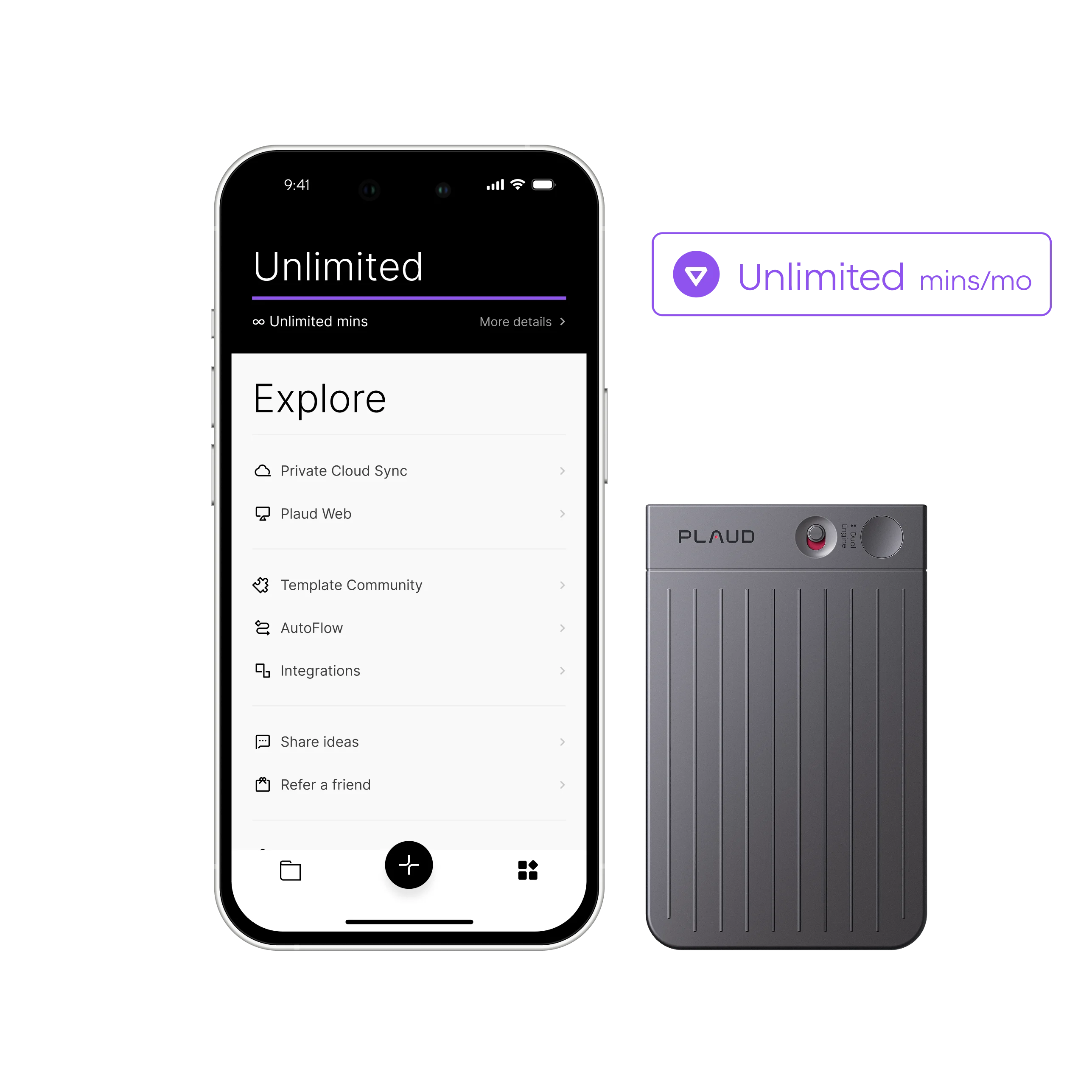 Plaud Note & AI Annual Unlimited Plan