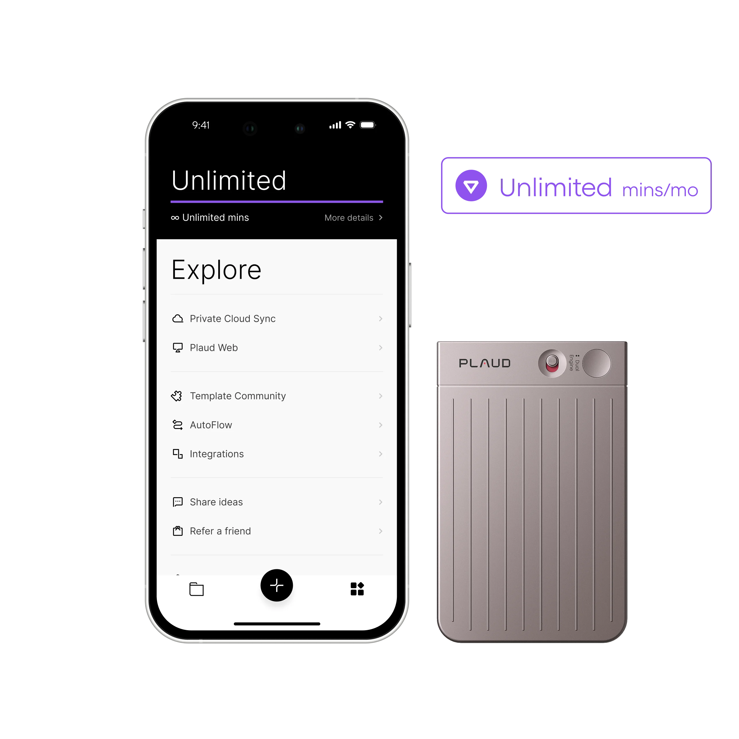 Plaud Note & AI Annual Unlimited Plan
