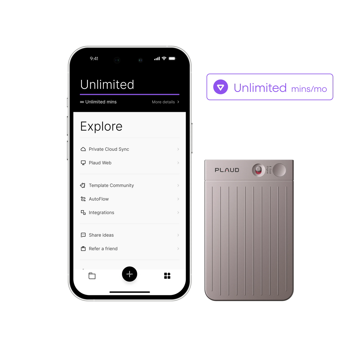 Plaud Note & AI Annual Unlimited Plan