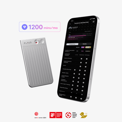 PLAUD NOTE & AI Annual Pro Plan