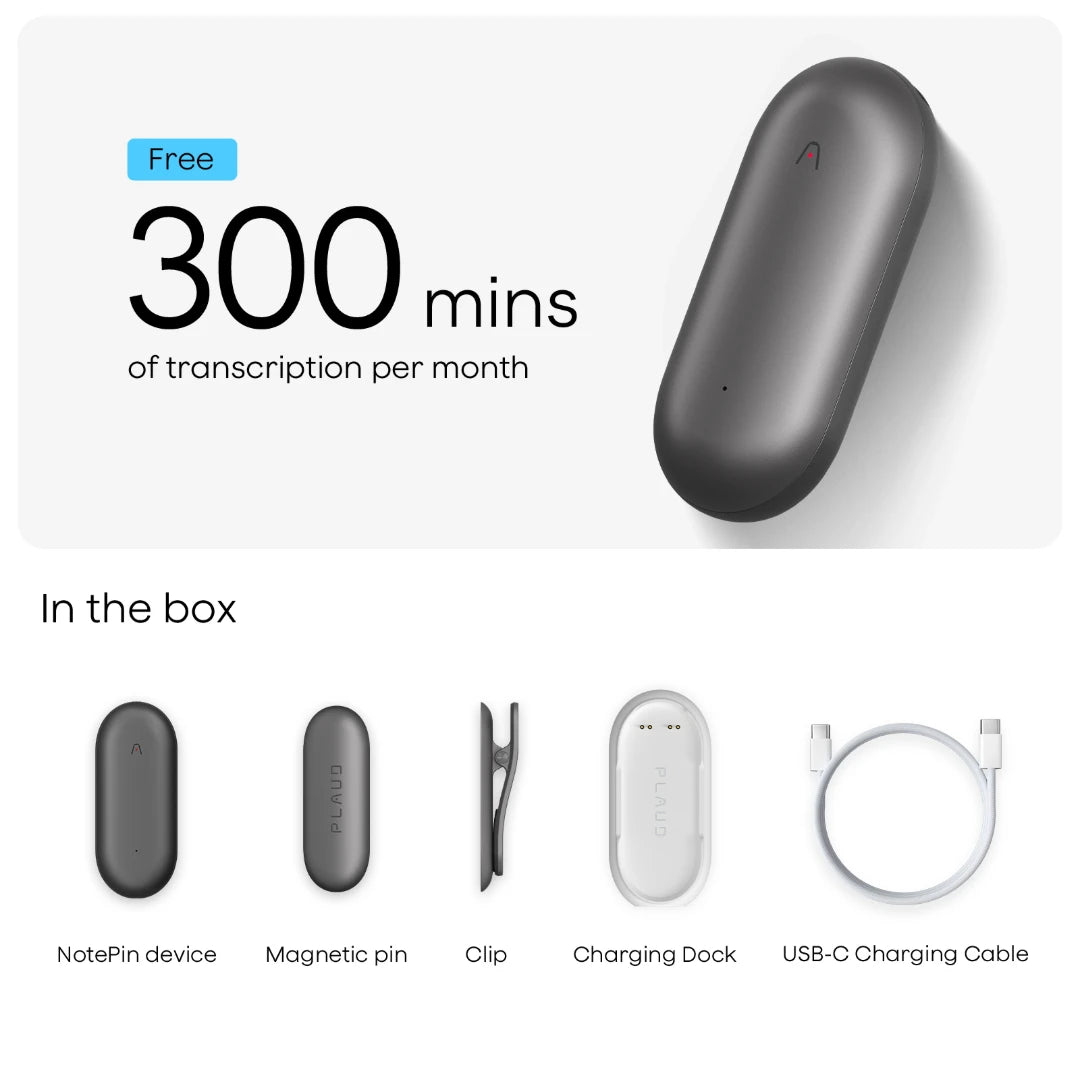 Plaud NotePin: the World's Most Wearable AI Voice Recorder