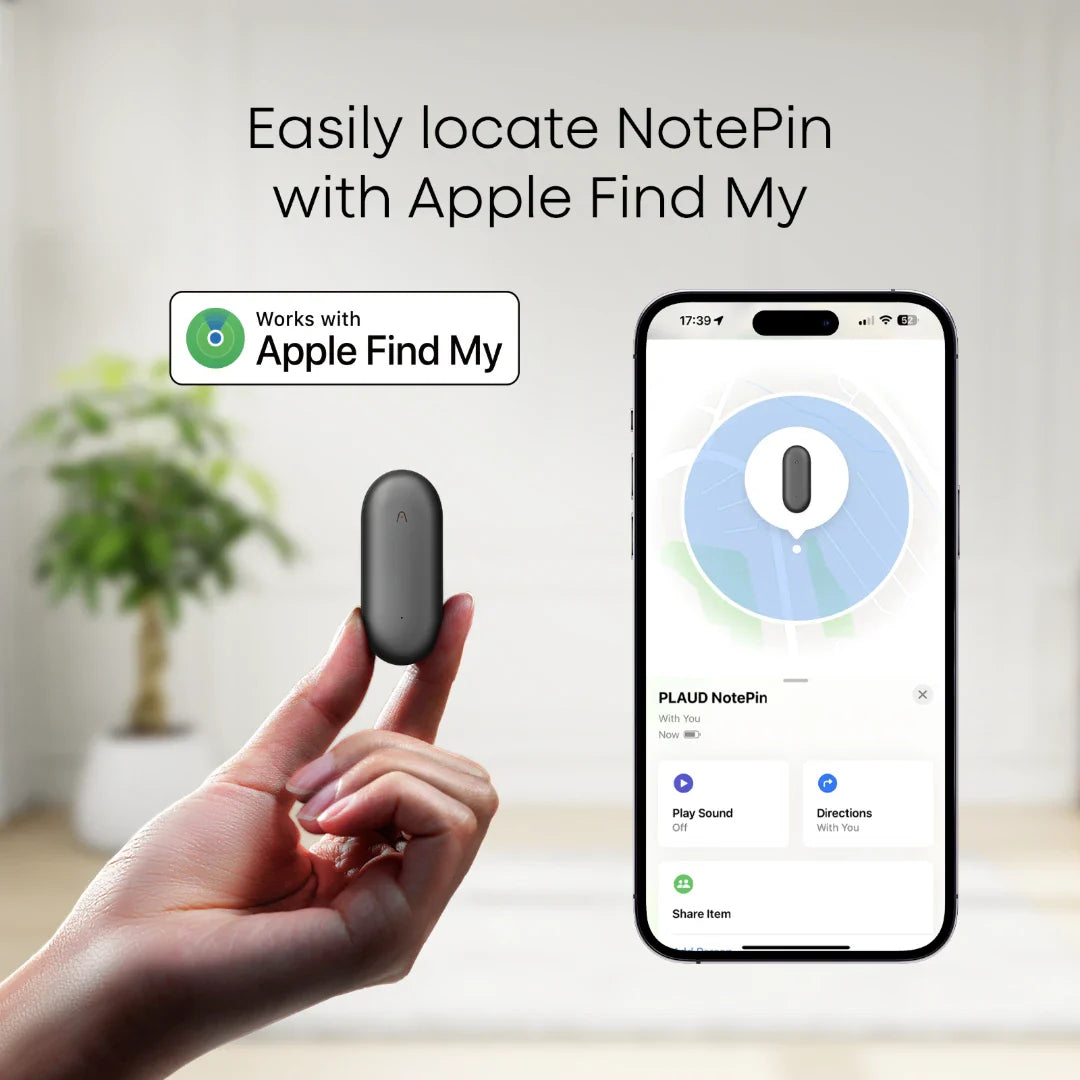 Plaud NotePin & AI Annual Unlimited Plan