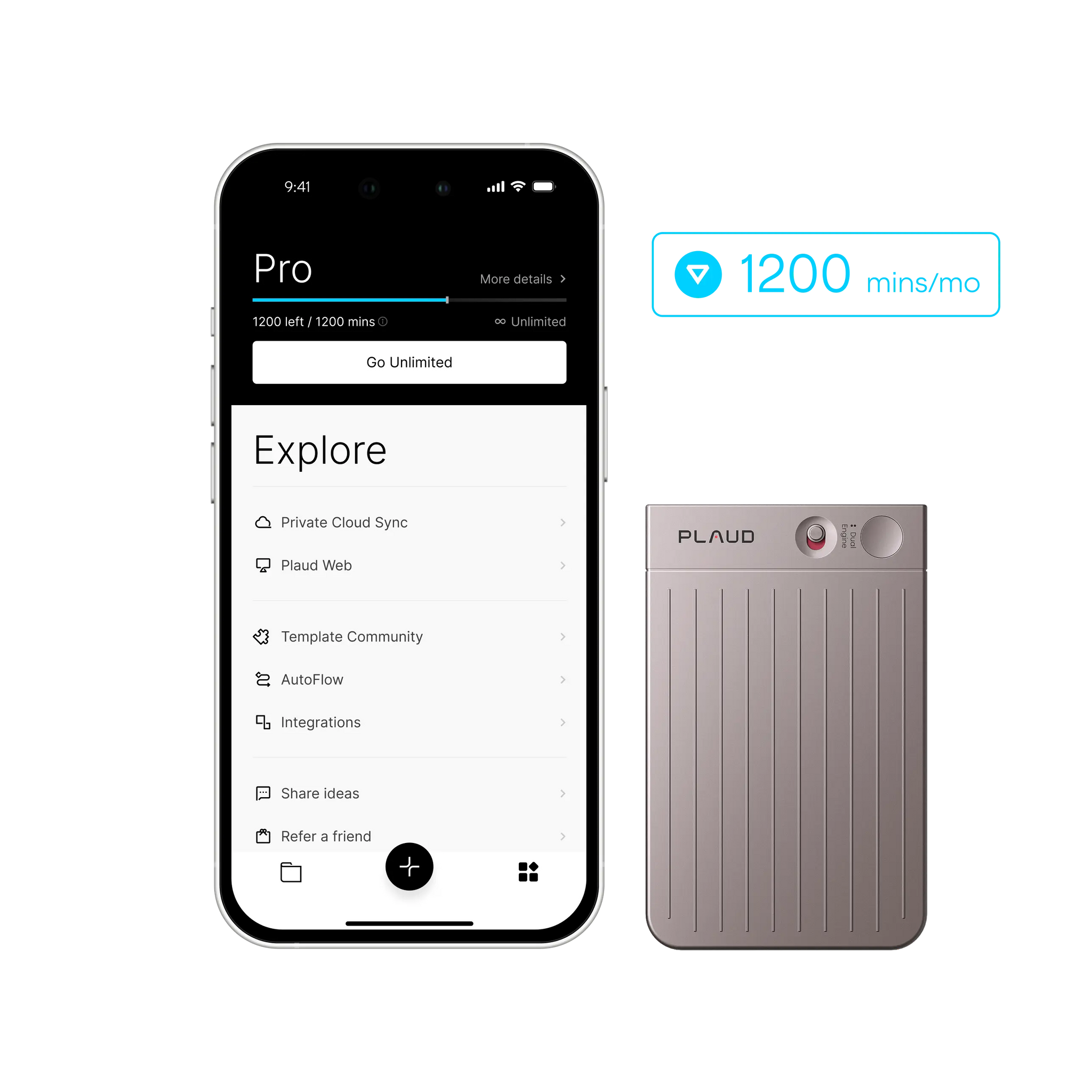 Plaud Note & AI Annual Pro Plan