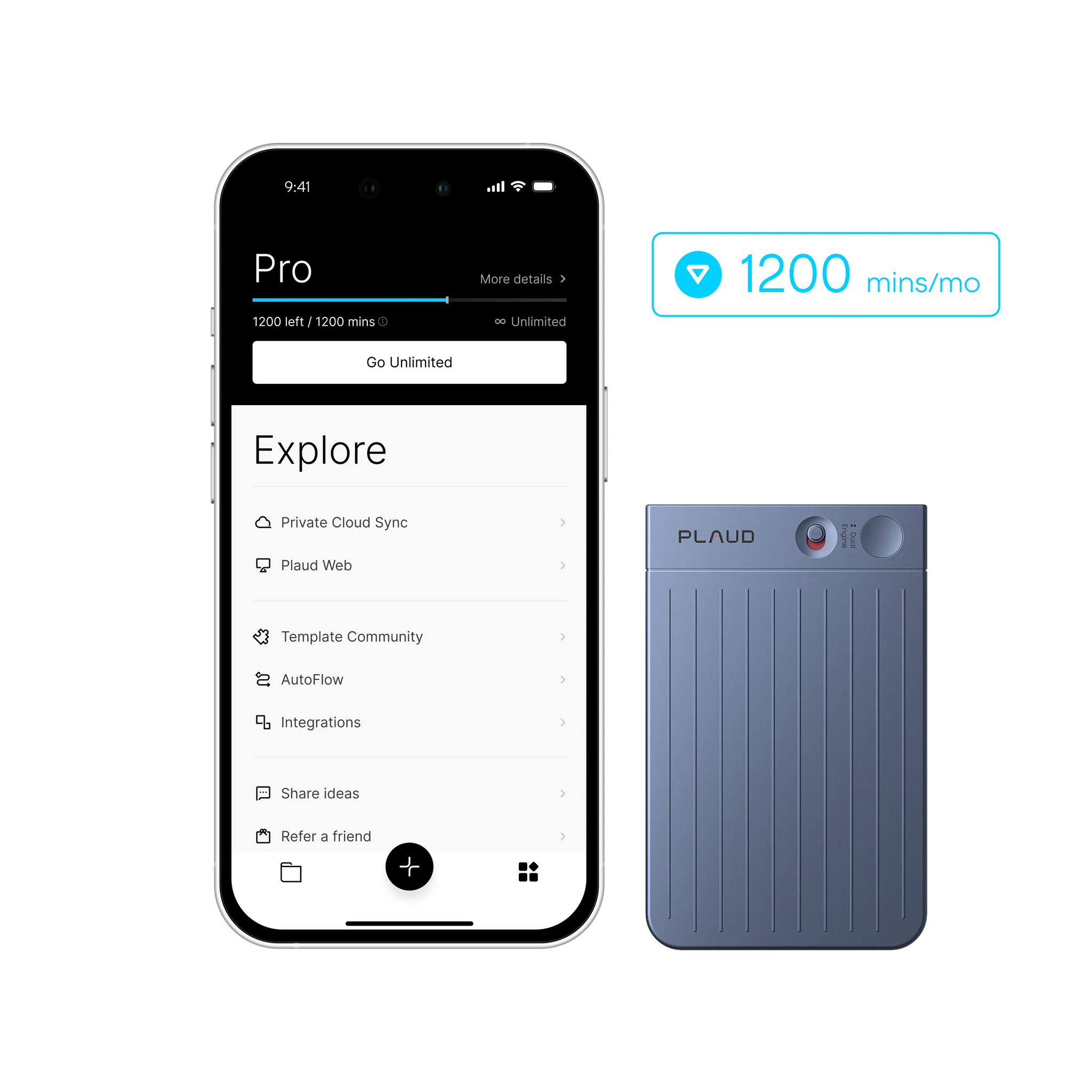 Plaud Note & AI Annual Pro Plan