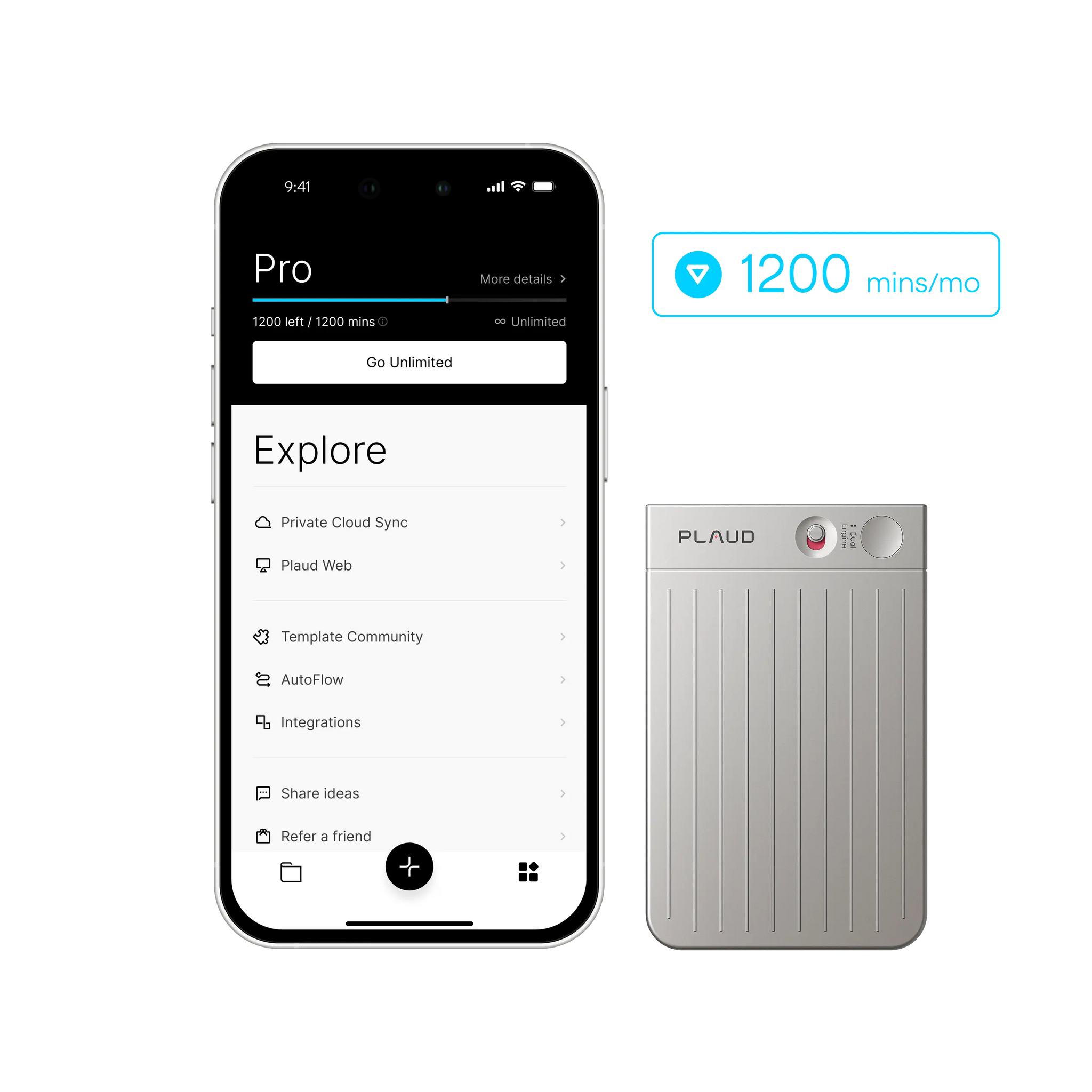 Plaud Note & AI Annual Pro Plan