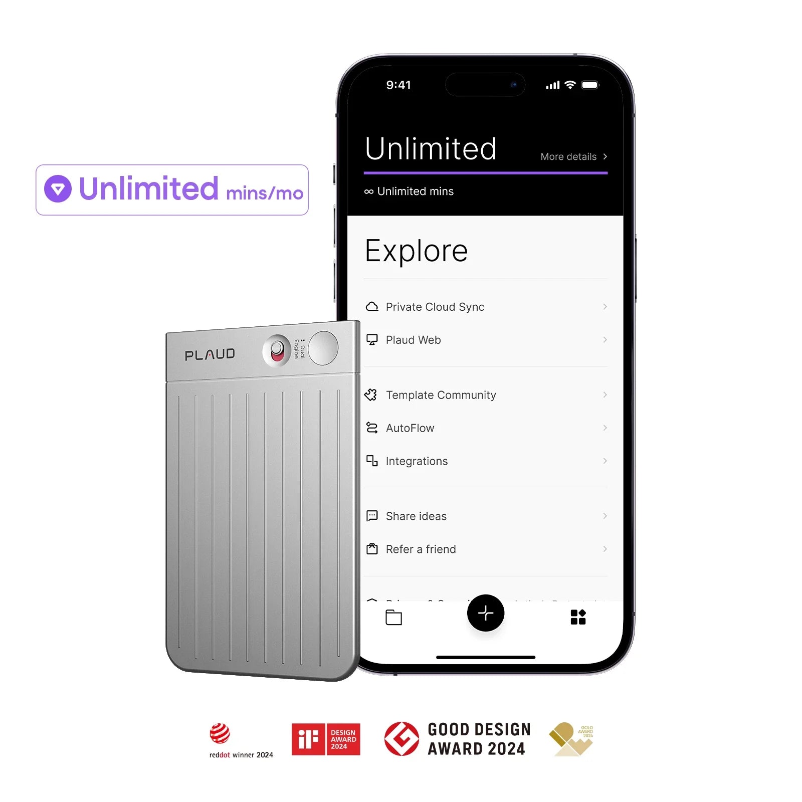 Plaud Note & AI Annual Unlimited Plan