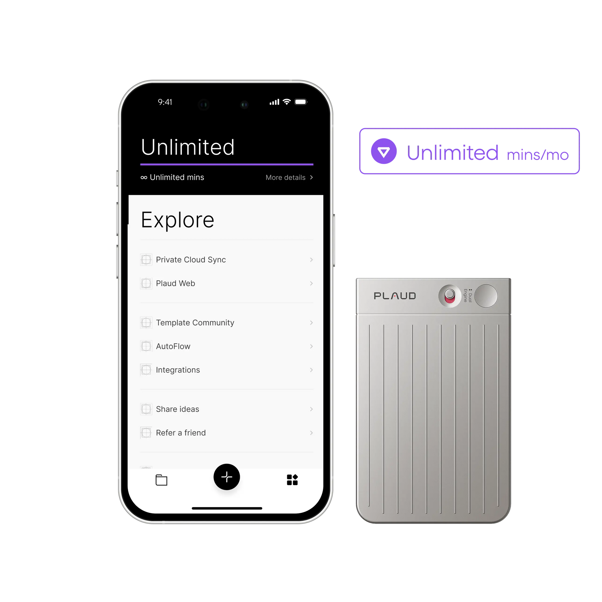 Plaud Note & AI Annual Unlimited Plan