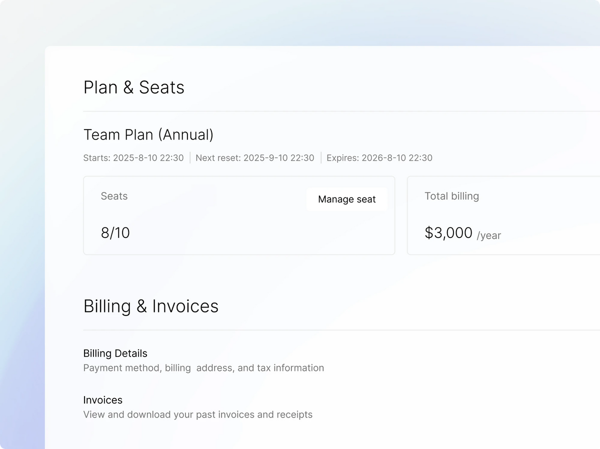 Centralized Billing