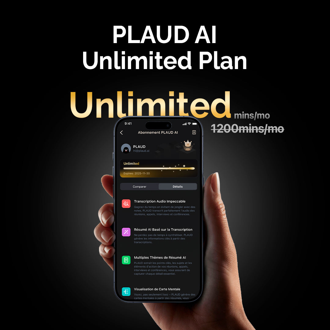 PLAUD AI Annual Unlimited Plan